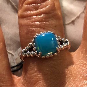 blue vibrant spirit ring pandora